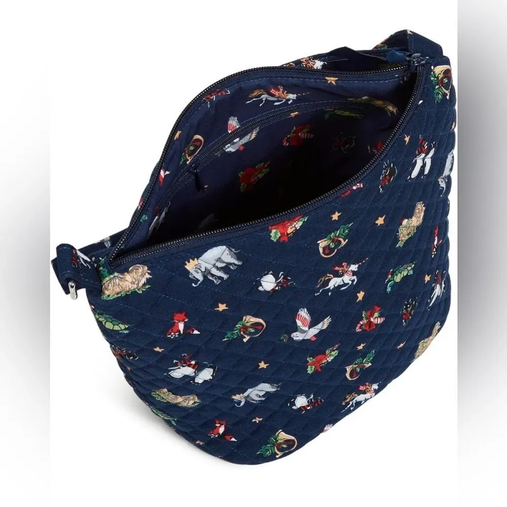 Vera Bradley Snow Globe Motifs Bucket Crossbody - Picture 2 of 4